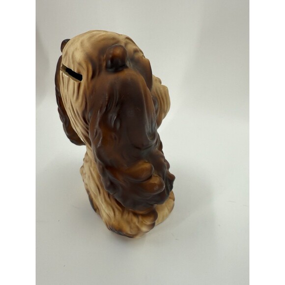 Norleans Cocker Spaniel Bank Puppy Ceramic Dog Bank Figurine Vintage Collectible - Picture 8 of 16